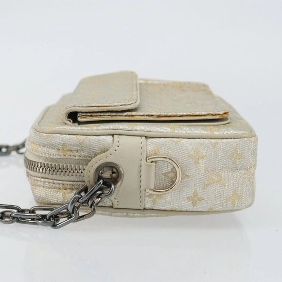 LOUIS VUITTON Monogram Shine McKenna Shoulder Bag Gold M92363 LV Auth hk3048 - Picture 7 of 16